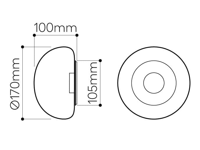 Выдувной Кристалл настенный светильник / потолочный светильник bomma Dew Drops ARCH-00059991 - Вид №9