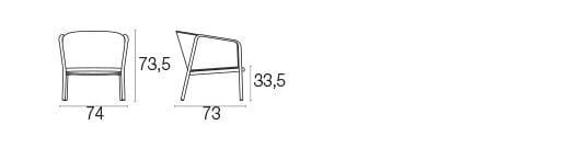 Алюминиевое кресло для отдыха и квадратная плетеная веревка emu ARCH-00058900 - Вид №10