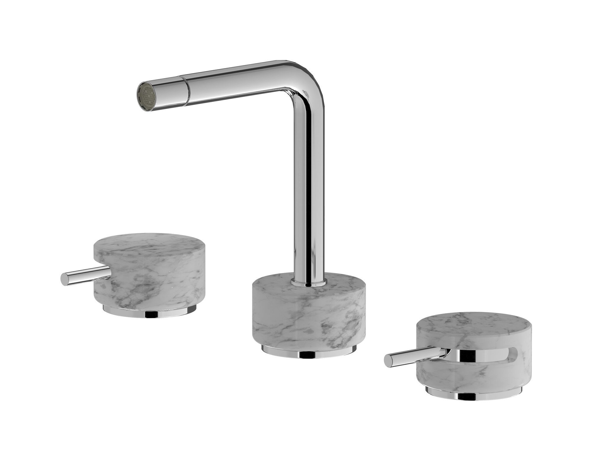 Смеситель для биде с 3 отверстиями для мраморной столешницы IB мрамор + мрамор Elle ARCH-00101784 - Вид №1