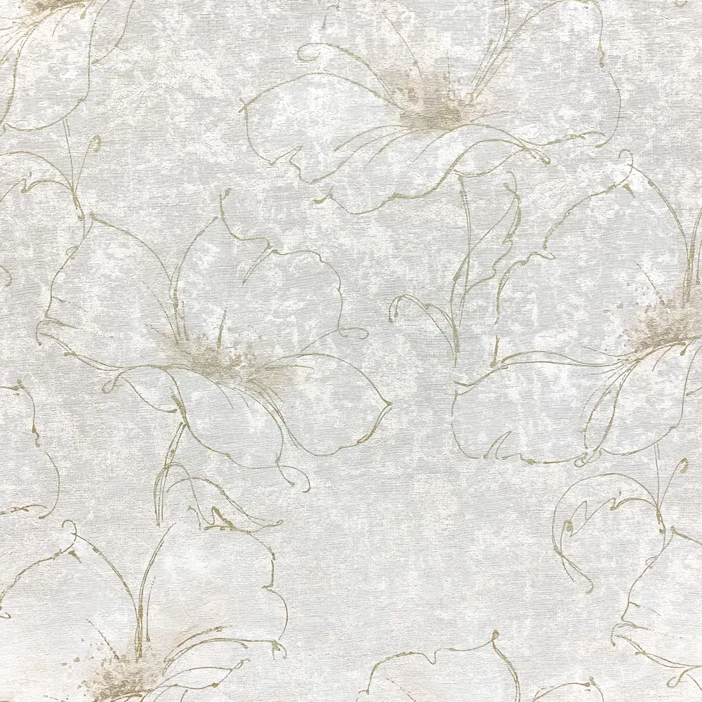 Обои флизелиновые Fleur белые 1.06x10 м 37000 SOLO STLM-2041391 - Вид №1