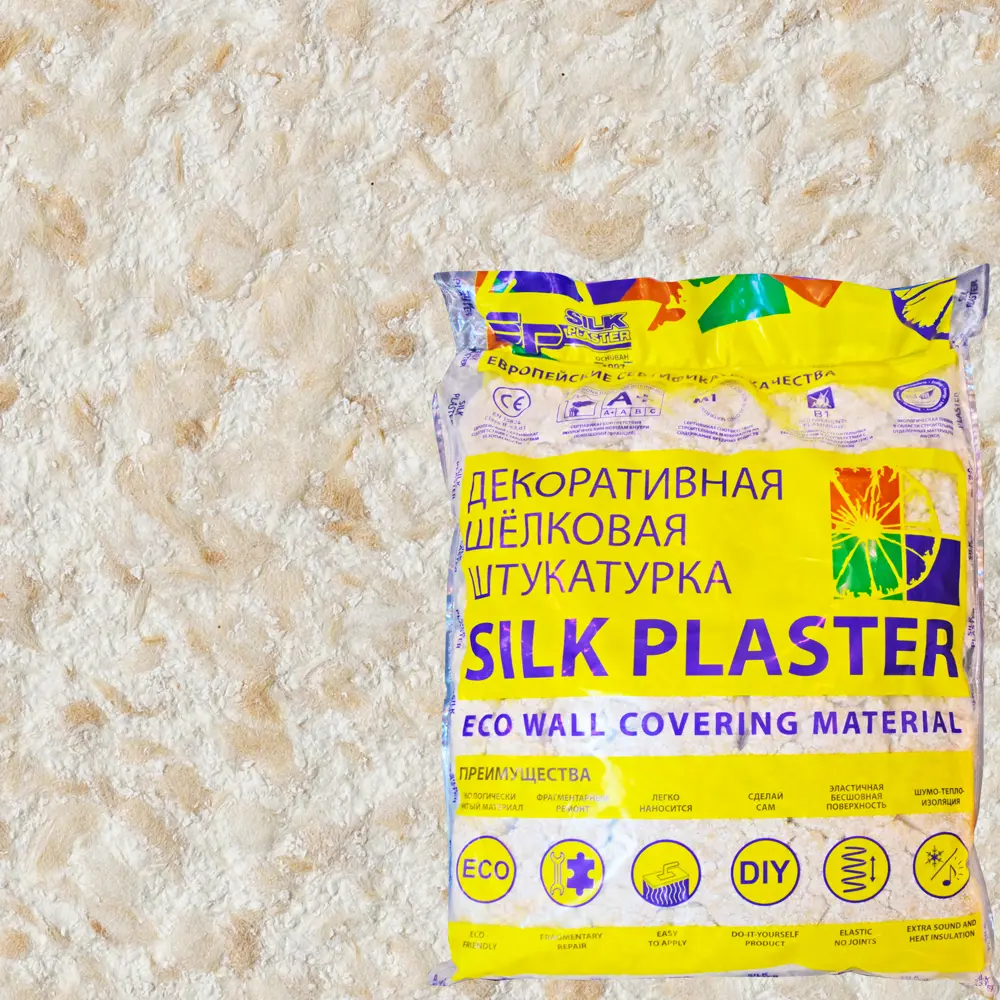 Жидкие обои Silk Plaster Рельеф 325 0.9 кг цвет бежевый 82453402 STLM-2121446 