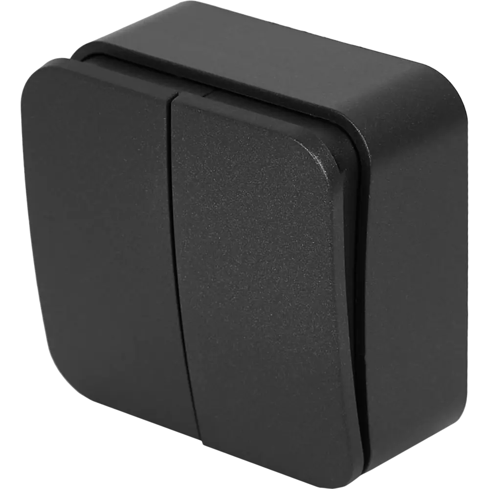 Выключатель накладной Schneider Electric Blanca 10 Ас 2 клавиши цвет антрацит 86724496 STLM-2136152 SYSTEME ELECTRIC