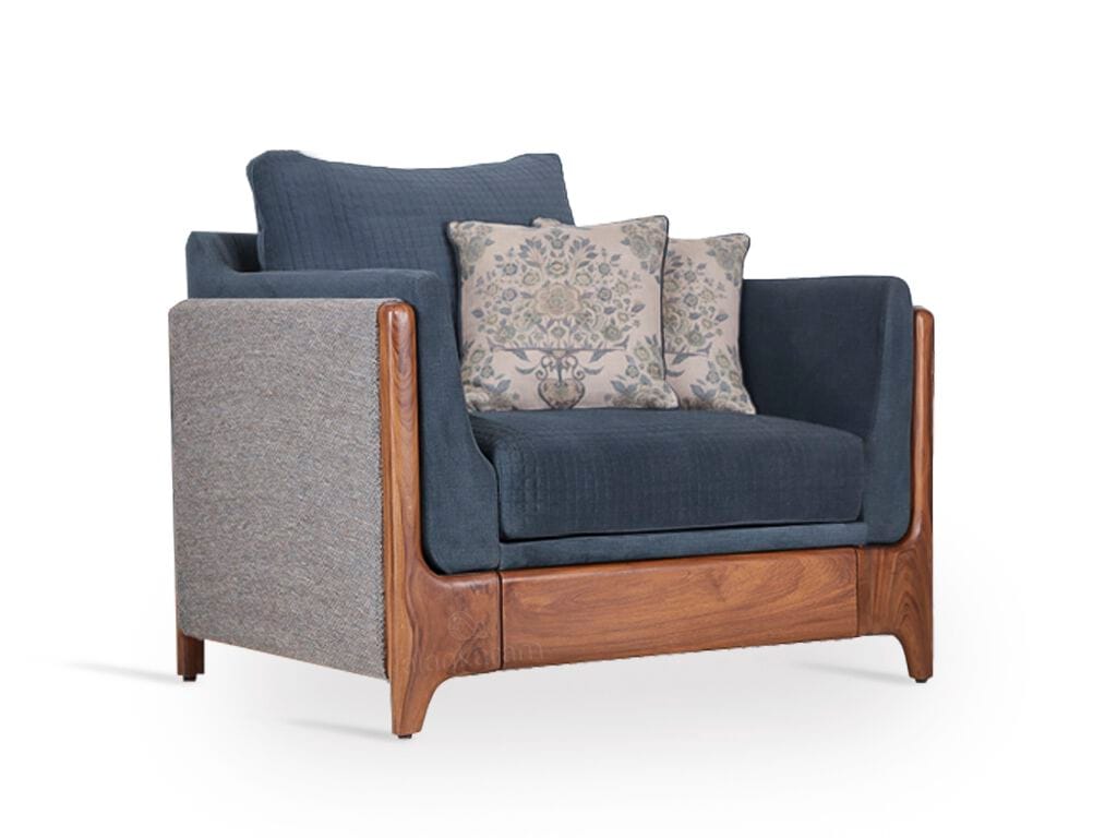 Тканевое кресло с подлокотниками Alankaram Mojus ARCH-00068294