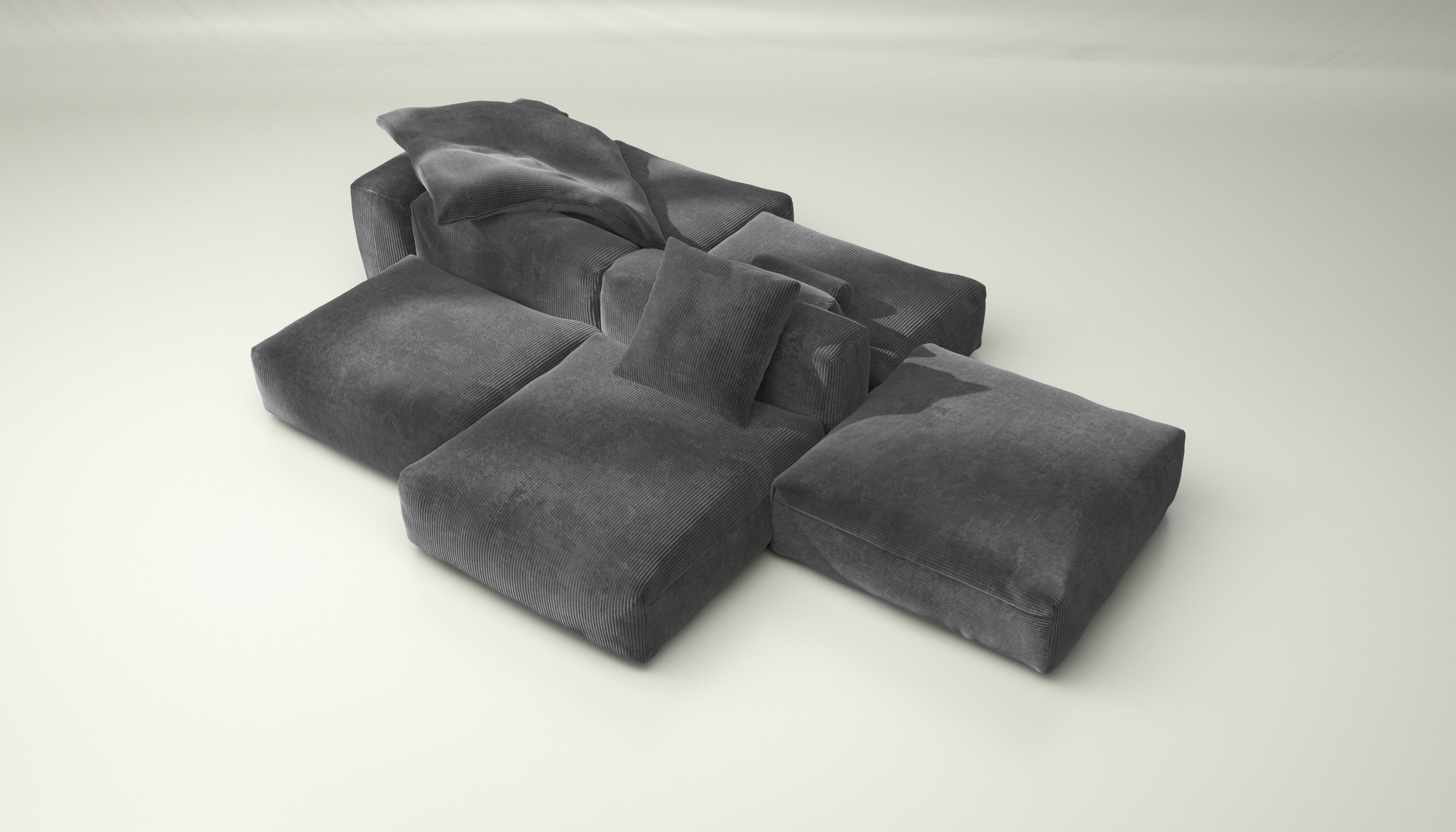 Модульный двухсторонний диван vetsak Cord Velour ARCH-00039756 - Вид №6