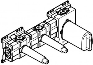 3552497090 Xtool термостатный модуль скрытого монтажа с 2 вентилями 3/4" - Dornbracht,Villeroy & Boch продукты скрытого монтажа
