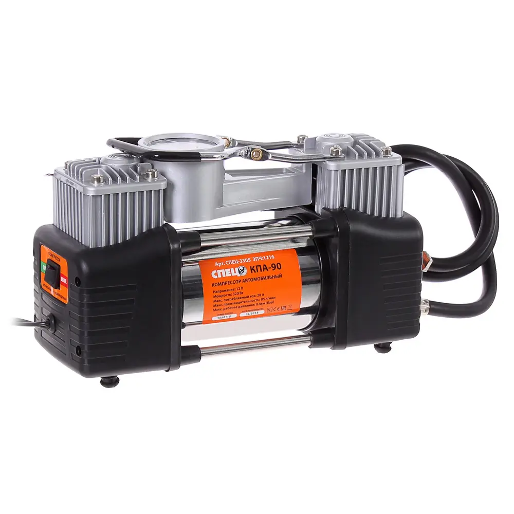 Автомобильный компрессор СПЕЦ КПА-90 для быстрой подкачки шин 81972583 STLM-0016177