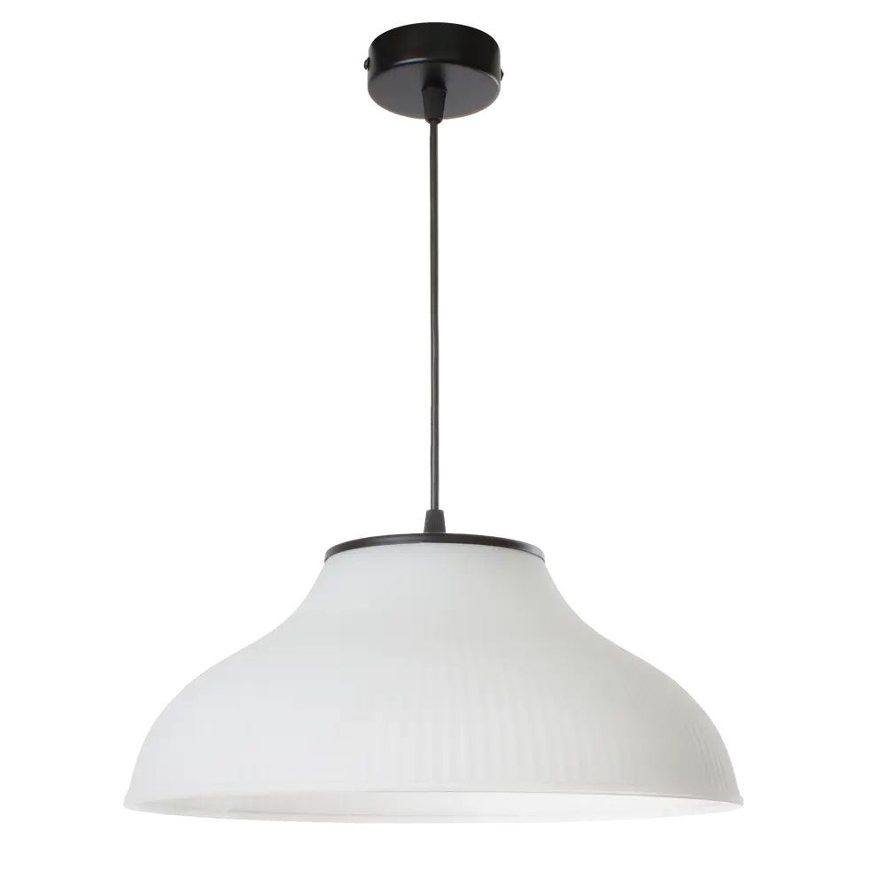 Светильник подвесной, 1 лампа, 6 м², цвет чёрный/белый ЛАБОРАТОРИЯ СВЕТА "33 ИДЕИ" STLM-2184702 - Вид №1