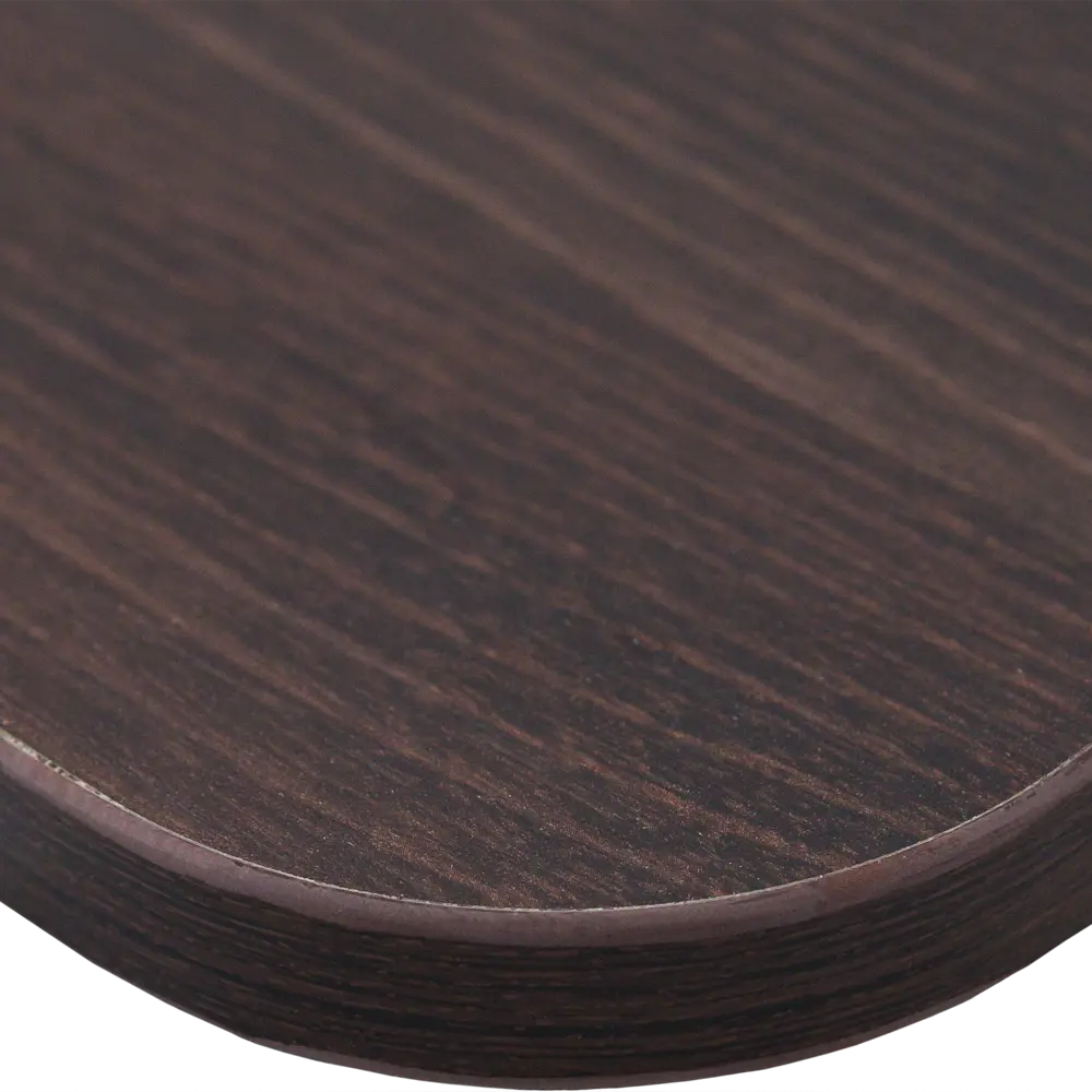 Santreyd Полка угловая закруглённая 60×25 см дуб термо тёмный 82036099 STLM-0018086 - Вид №1