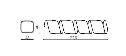 Многоуровневая модульная скамья True Design ДНК ARCH-00096603 - Вид №6
