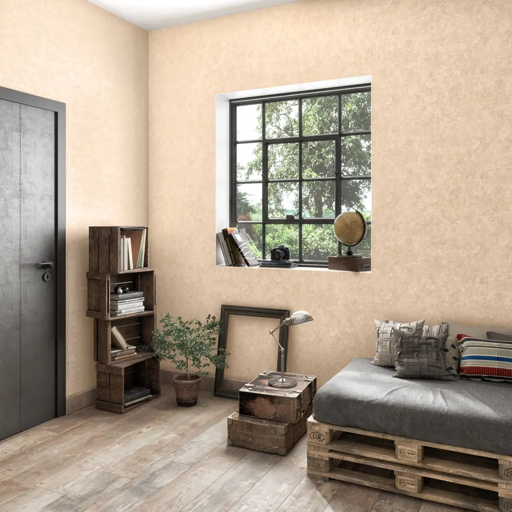 Обои флизелиновые Inspire Anton бежевые 1.06 м Trench 6 STLM-2045857 - Вид №4