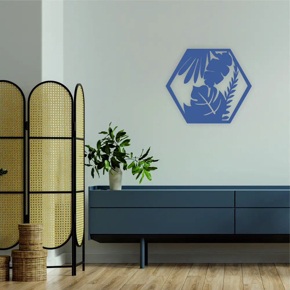 Настенное панно "Листочки" дерево 44x36 см Симфония STLM-2100344