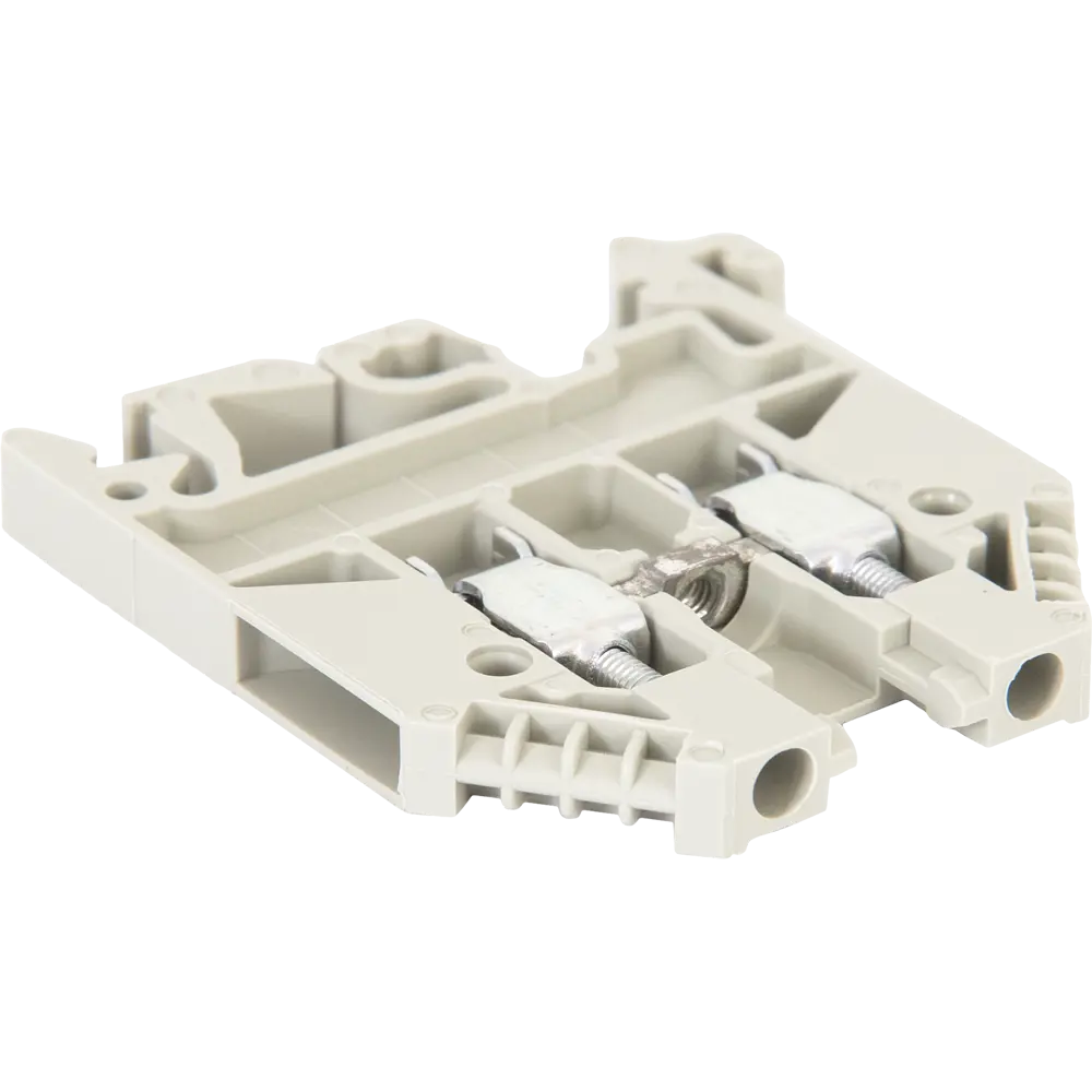 Клемма винтовая проходная Hager 0.5 - 2.5 мм² серая STLM-2085448