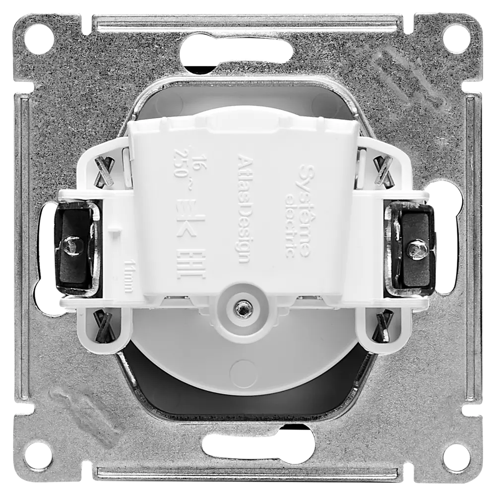 Розетка встраиваемая Systeme Electric AtlasDesign без заземления цвет жемчужный STLM-2027441 - Вид №2
