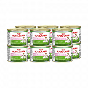 ПР0008693*12 Корм для щенков Starter Mousse до 2-х месяцев, беременных и кормящих сук конс. 195г (упаковка - 12 шт) ROYAL CANIN