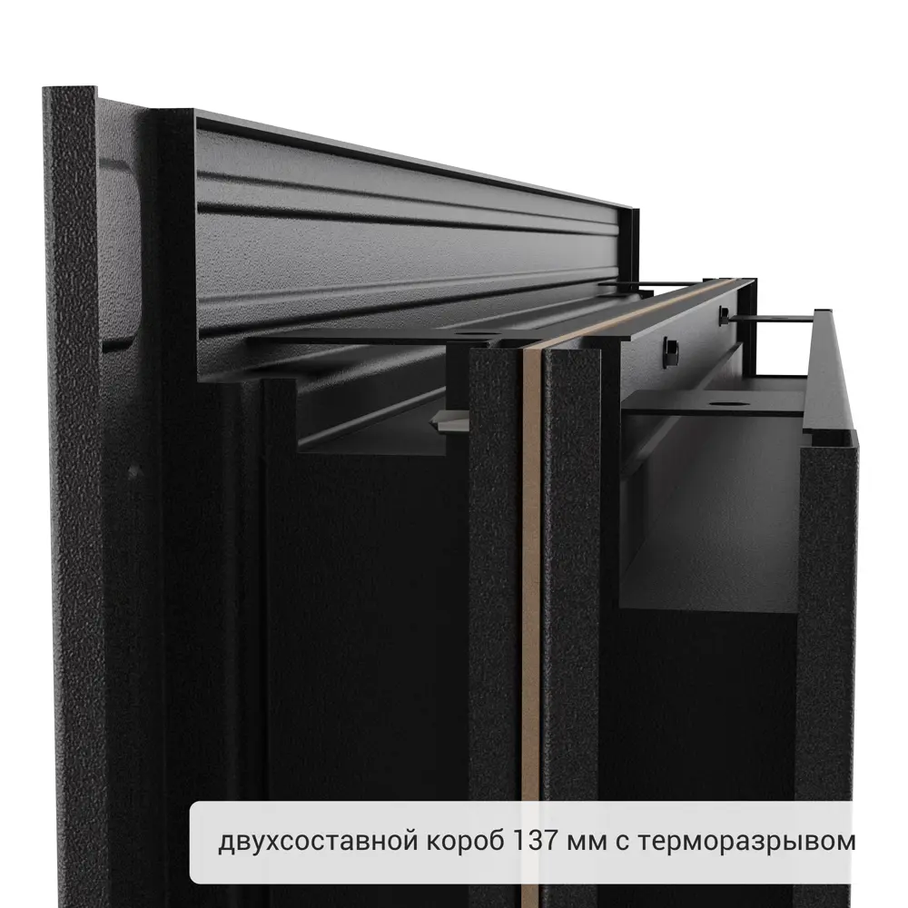 Дверь входная металлическая Термо 950 мм правая цвет катро титан 83404219 STLM-2136401 TOREX  - Вид №9
