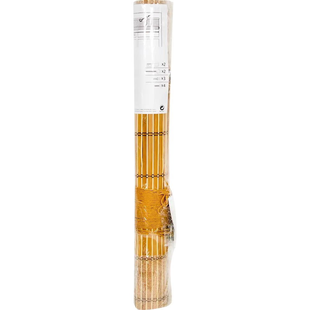 Штора рулонная «Бамбук» 80Х175 см, цвет бежевый/экрю 82047361 STLM-2166388 Santreyd  - Вид №3