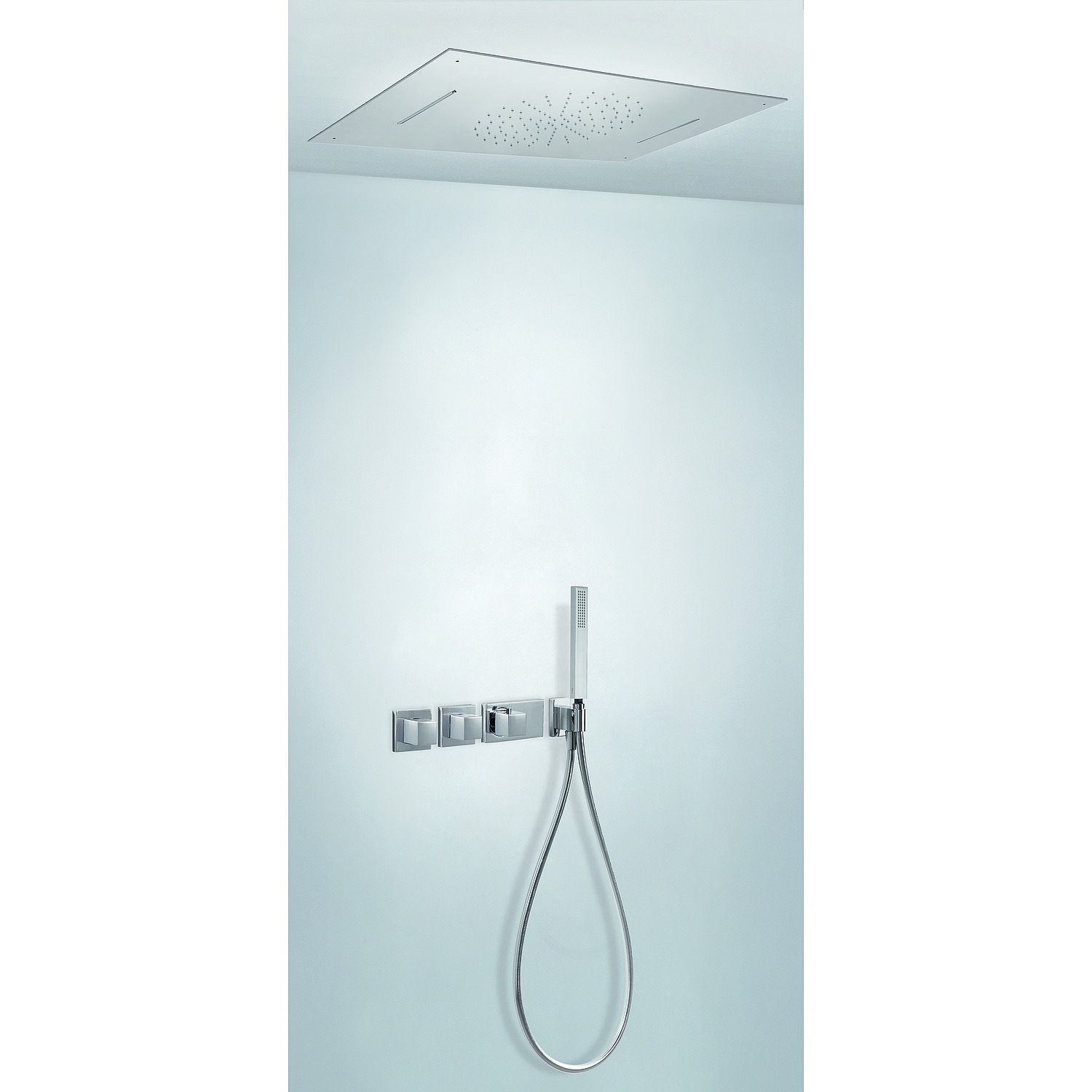 БЛОЧНАЯ СИСТЕМА Block System 4-ходовой комплект скрытого термостатического смесителя для душа-20725403 TRES Thermostatic