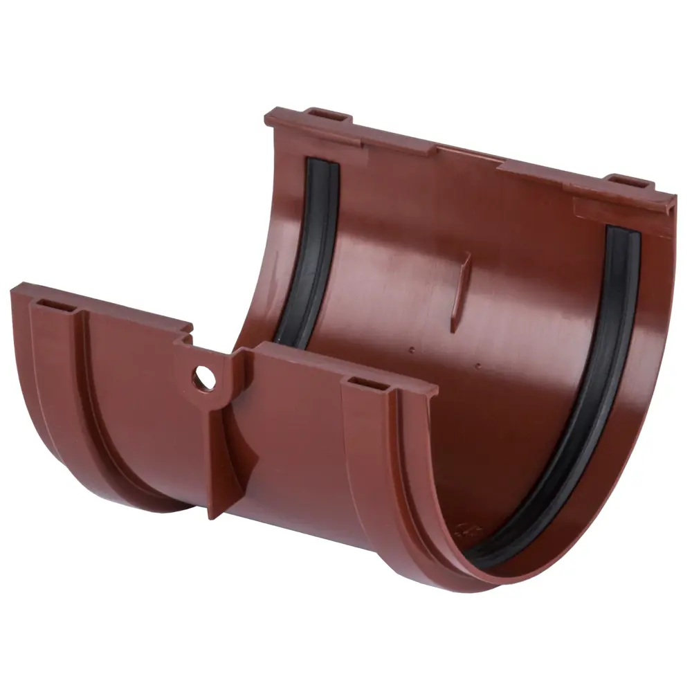 Соединитель желобов Dacha 120 мм красный DÖCKE STLM-2075636