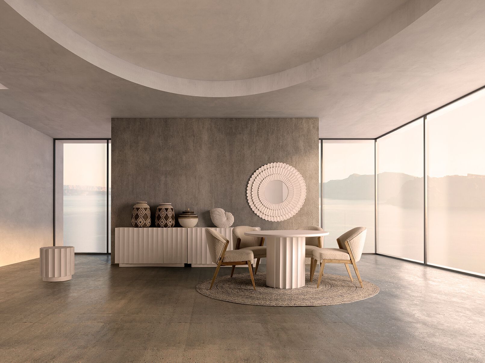 Круглый обеденный стол Vical Home Mulcey ARCH-00080253 - Вид №1