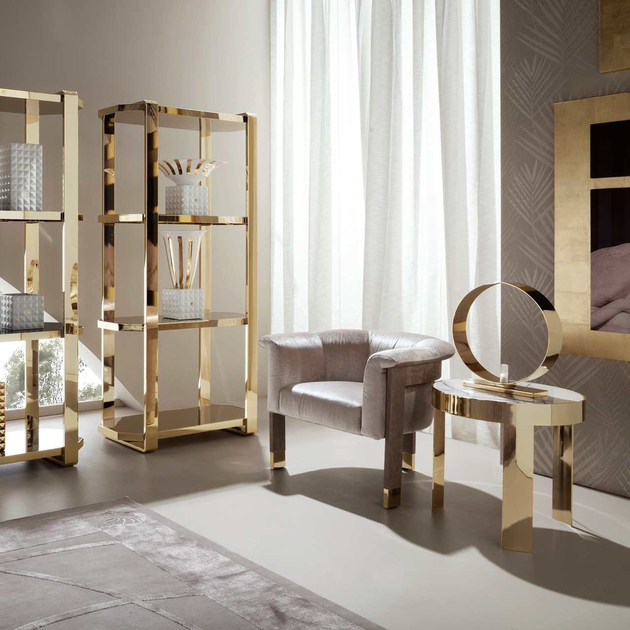 GRST246 Infinity круглая настольная лампа Magda - giorgio collection Декор - Вид №3