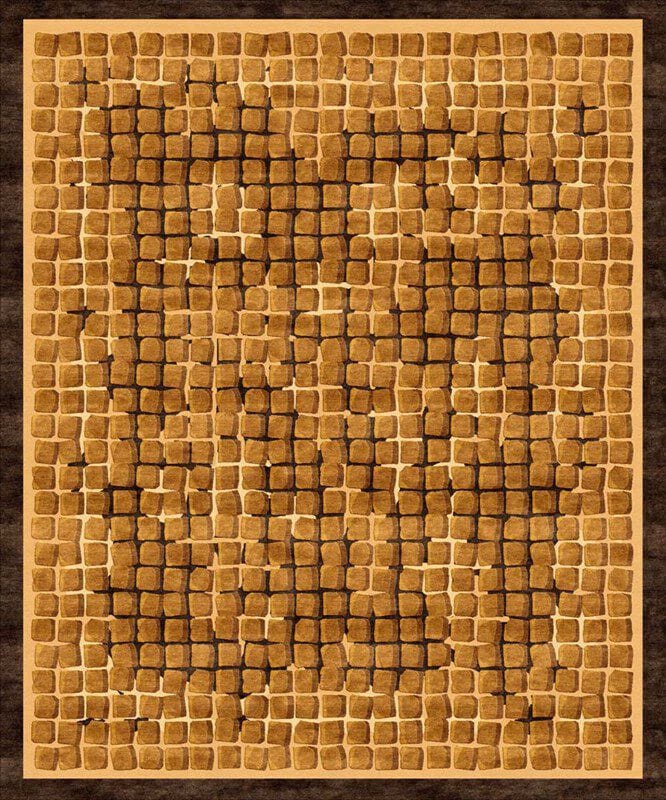 Ковер ручной работы из ткани Loloey Alex Woogmaster ARCH-00079396 - Вид №1