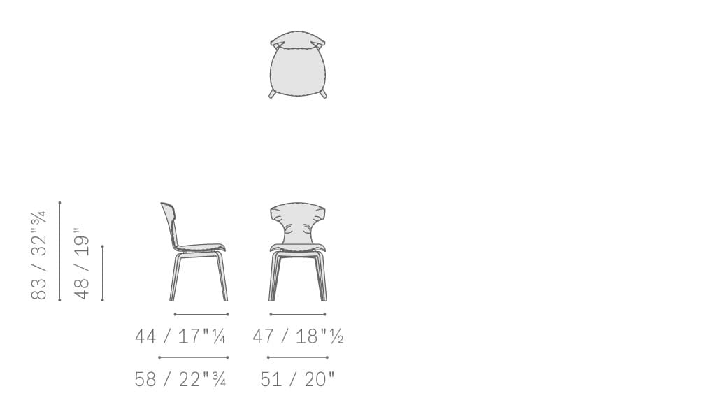 Кожаный мягкий стул Poltrona Frau ARCH-00051546 - Вид №9