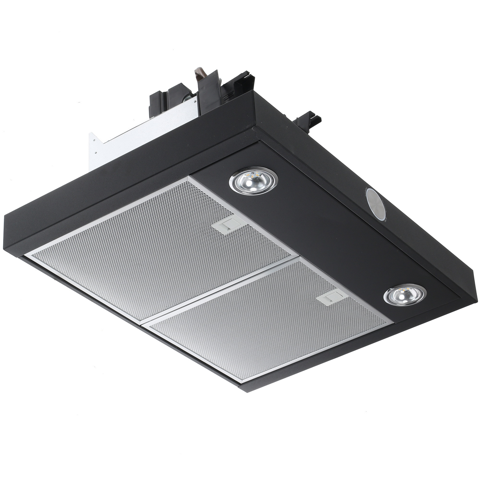 1106570 Вытяжка каминная Jetair TOUCH BL/A/60 черный/серый STDN-0016391