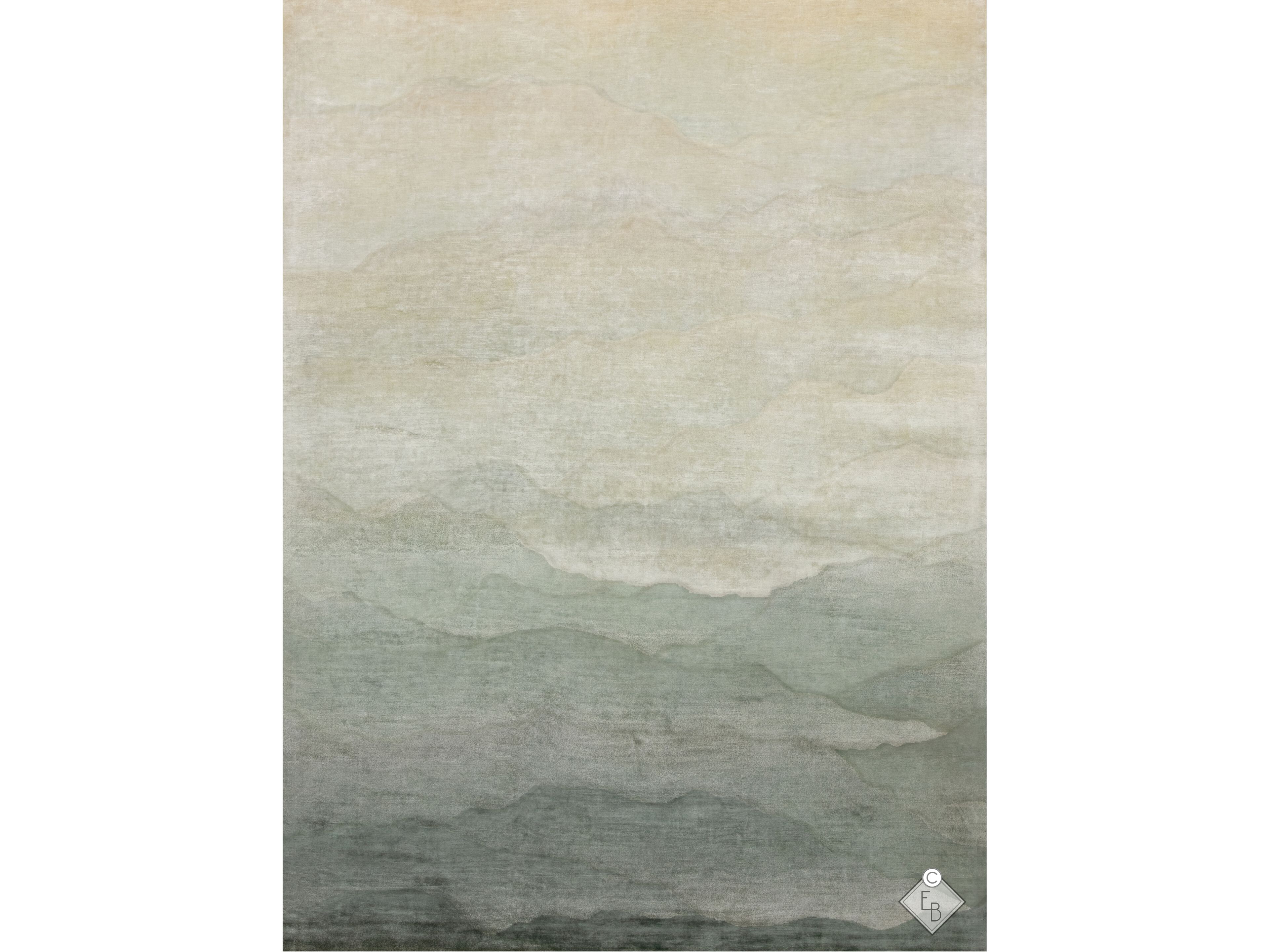 Шелковый прямоугольный ковер Edition Bougainville Chromatic ARCH-00092577