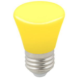 93856440 Лампа светодиодная Décor Color E27 колокольчик Лм 1 Вт желтый STLM-0592648 VOLPE