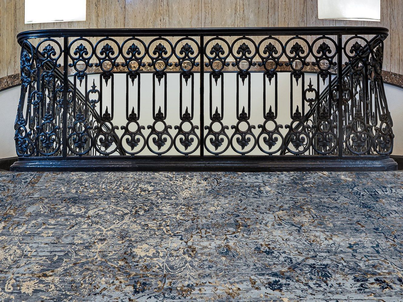 Прямоугольный ковер ручной работы из шерсти Edition Bougainville Allegory ARCH-00138527