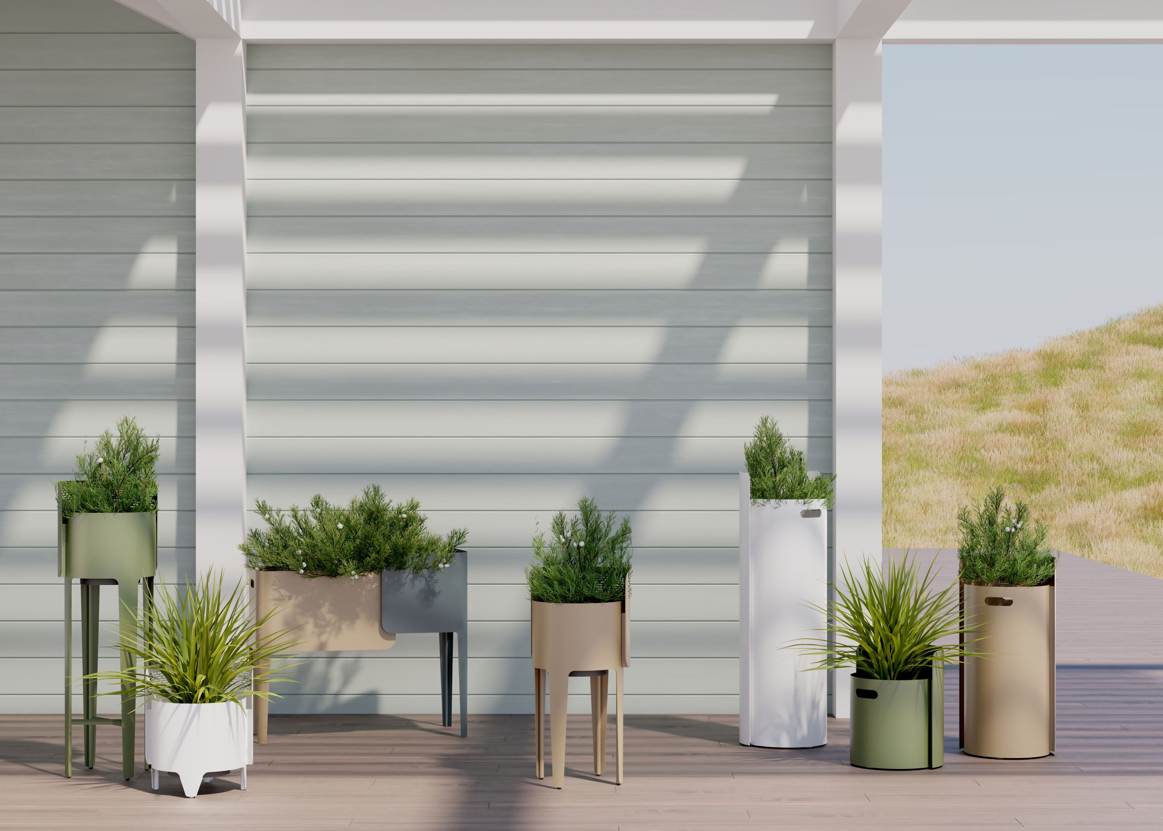 Алюминиевая плантатор VINEKO Империя ARCH-00039613 - Вид №2