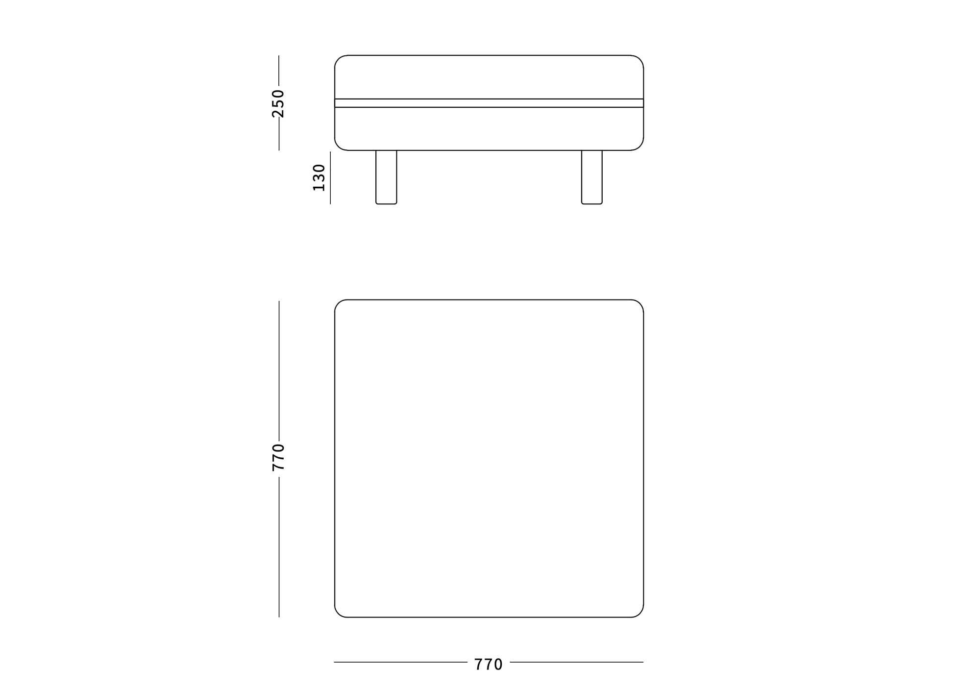 Тканевая мягкая подставка для ног EMKO Bean ARCH-00142698 - Вид №8
