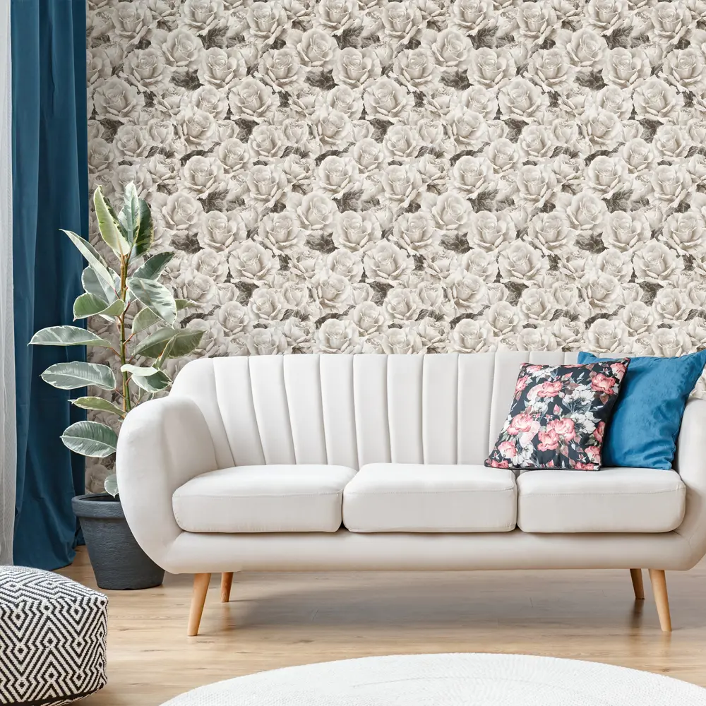 Обои флизелиновые Elysium Виллия бежевые 1.06 м Е34600 STLM-2071591 - Вид №3