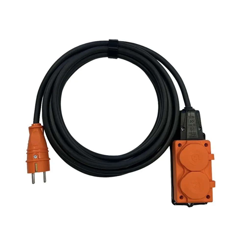 Удлинитель силовой Itok i-connect-color-SU-KG-325-2-54-7-orange 2 розетки 3х2.5 мм 7 м 3500 Вт цвет оранжевый