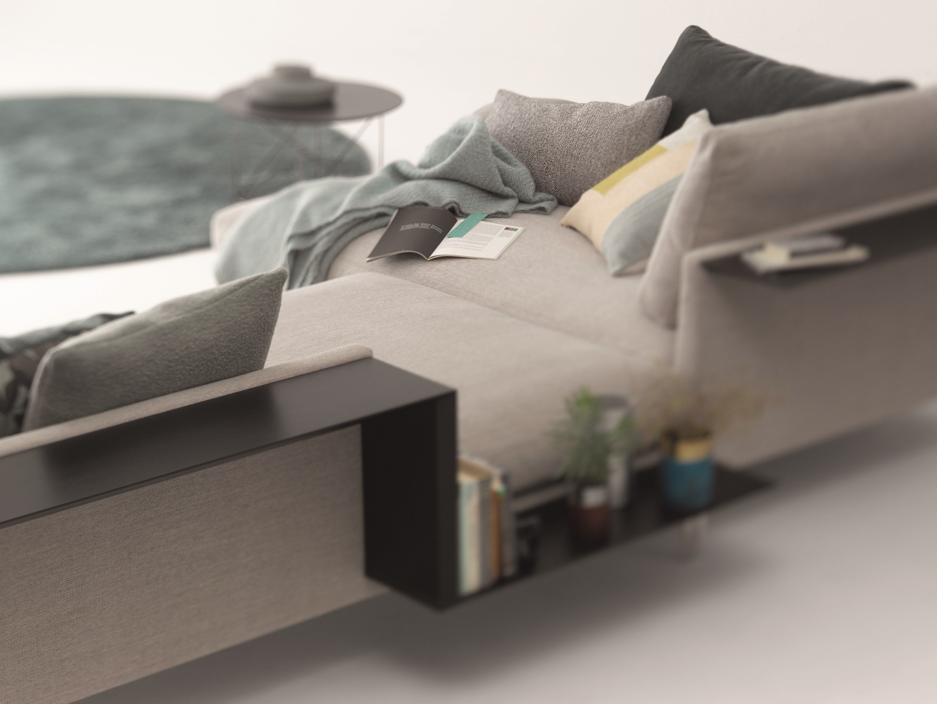 Тканевый диван с полуостровом COR Pilotis ARCH-00002323 - Вид №2