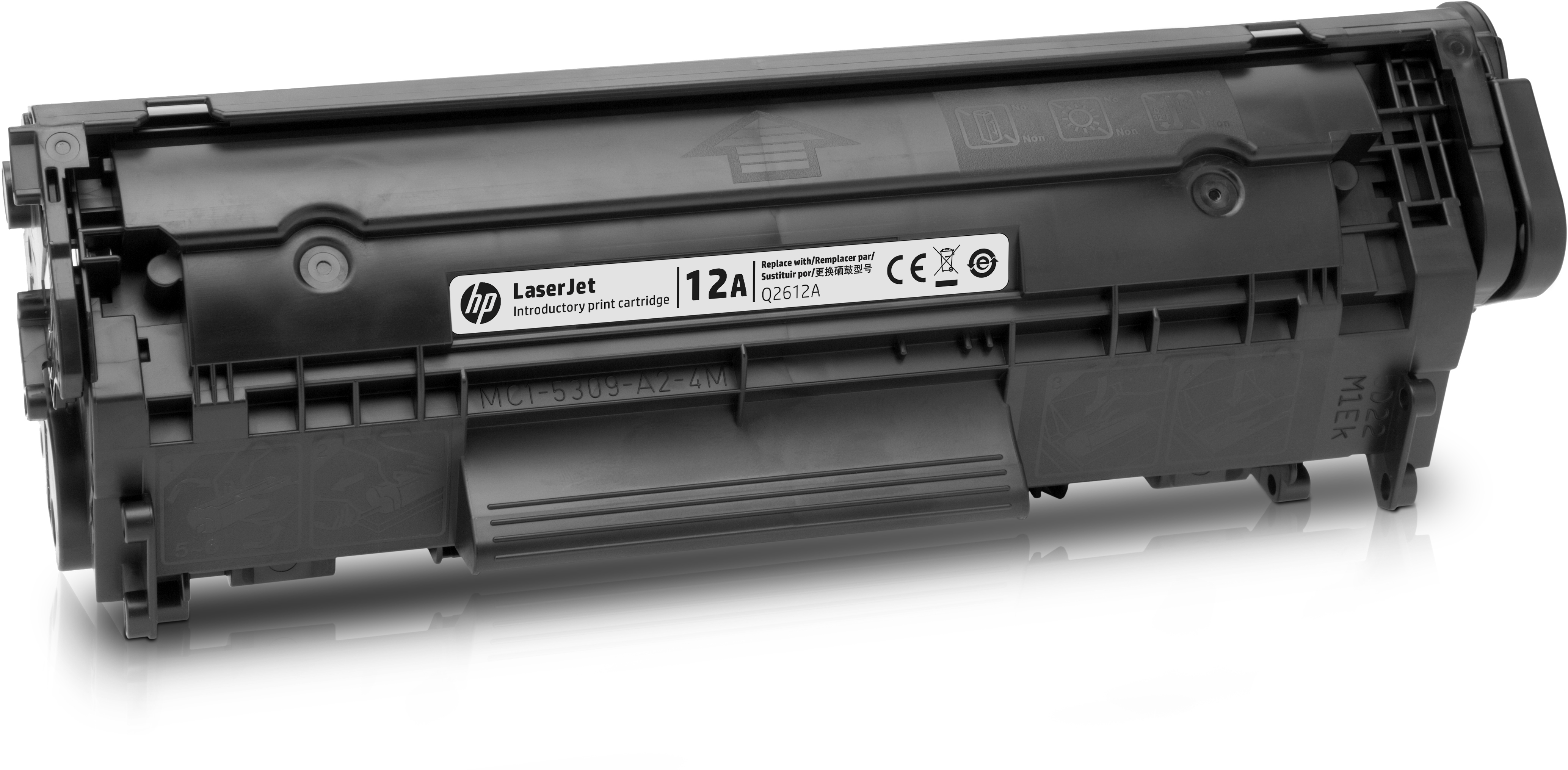 Q2612L 12l economy black original laserjet toner cartridge HP Santreyd  - Вид №1