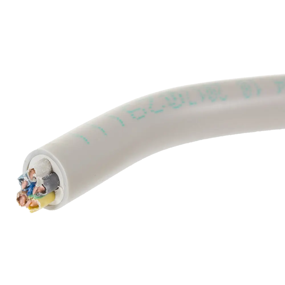 Кабель Камит NYM 5x2.5 на отрез ГОСТ цвет серый STLM-2052254 - Вид №2