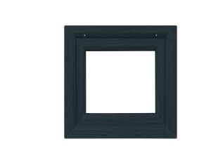 85488951 Пластиковое окно ПВХ VEKA одностворчатое 60х60 мм (ВхШ) однокамерный стеклопакет цвет белый/серый антрацит STLM-0063241 Santreyd