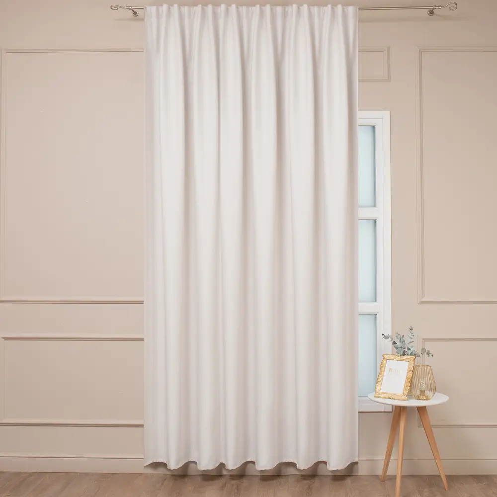 AMORE MIO Штора на ленте неоклассика 200x295 см шампань 89433187 STLM-1582346