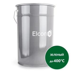 Эмаль термостойкая матовая Elcon Max Therm 00-00000014 цвет зеленый 25 л