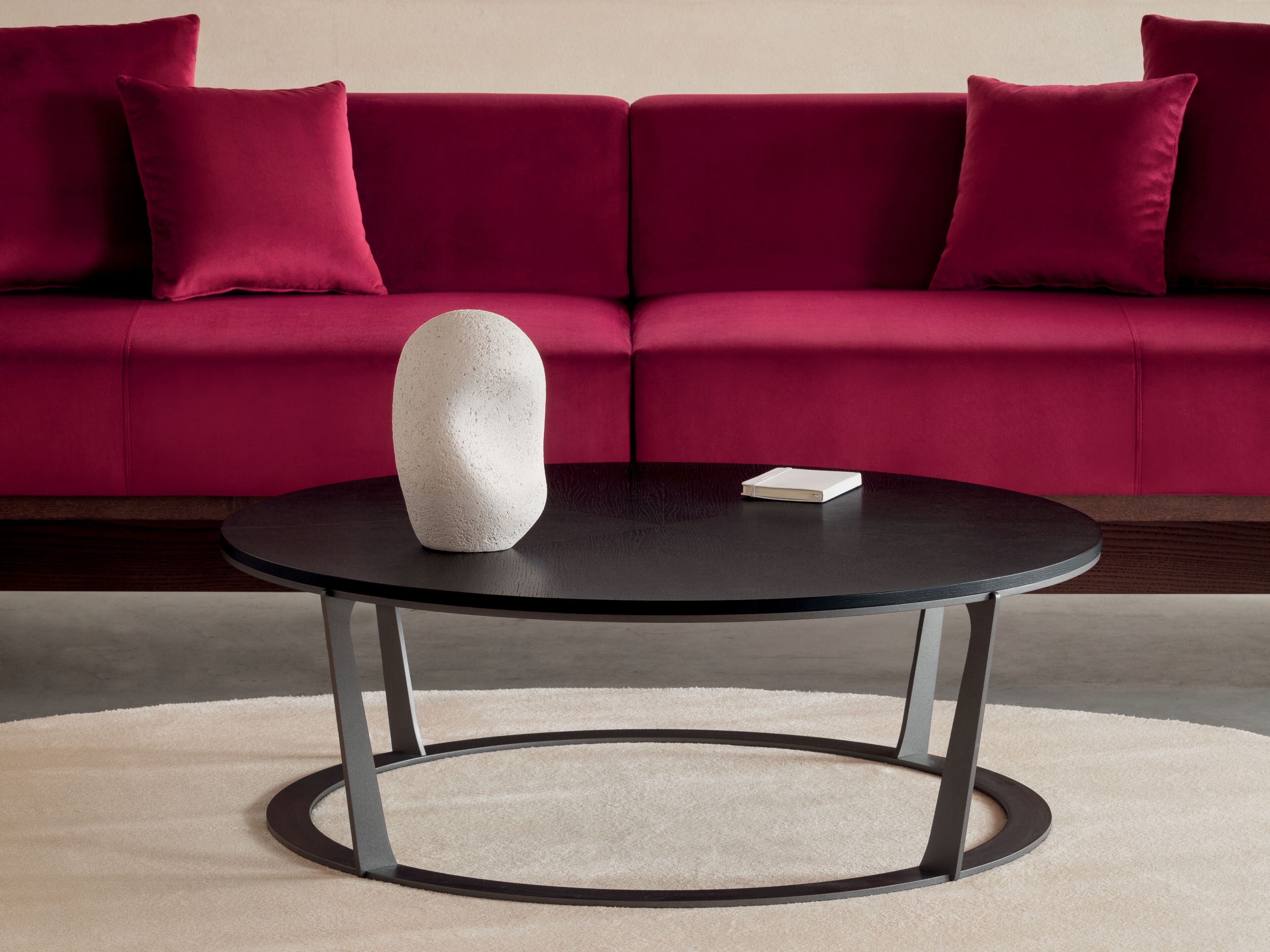 Круглый журнальный столик из шпона Riccardo Rivoli VASONE ARCH-00064654 - Вид №3