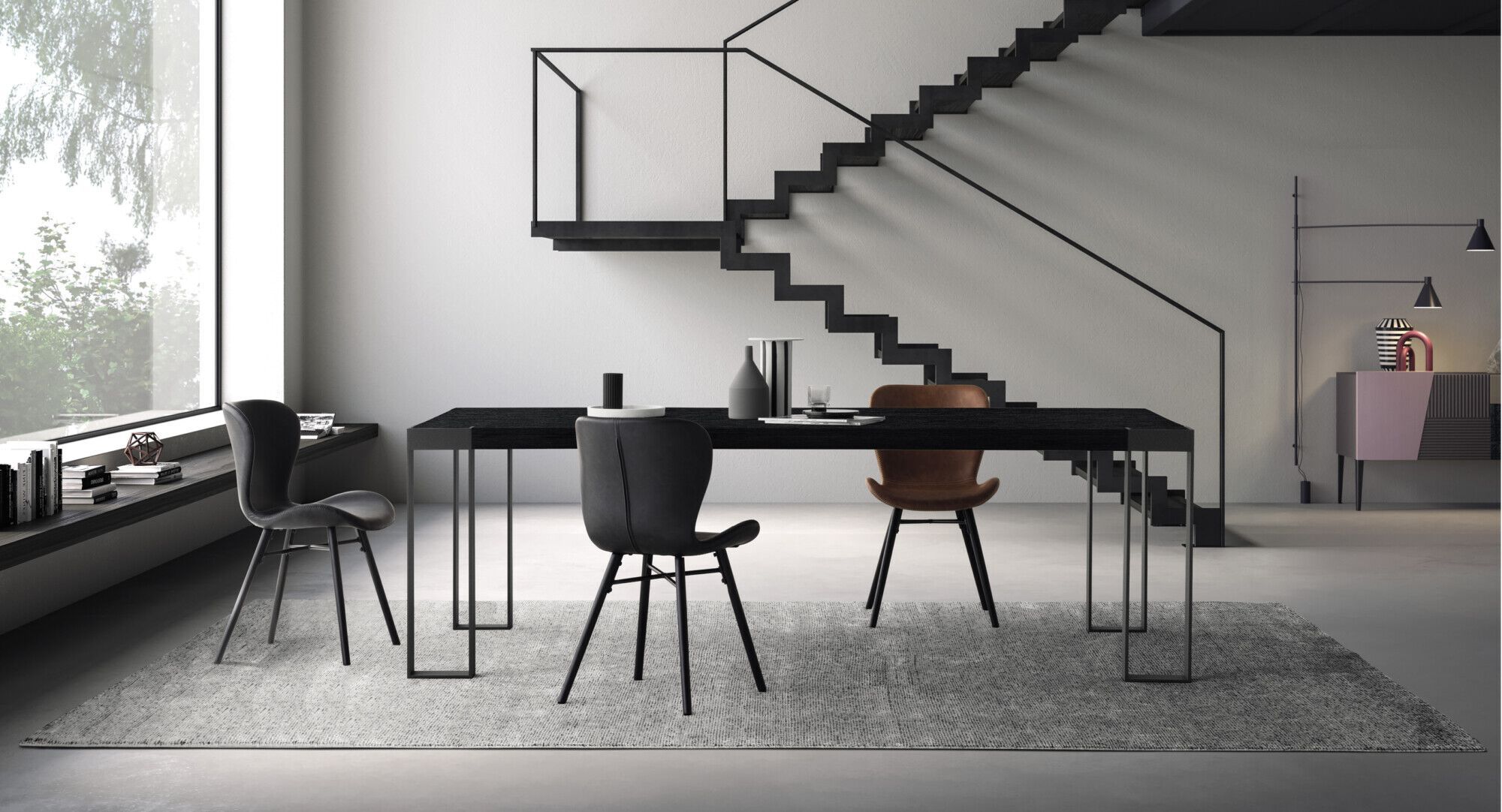 Прямоугольный дубовый стол Devina Nais FRAME ARCH-00026287