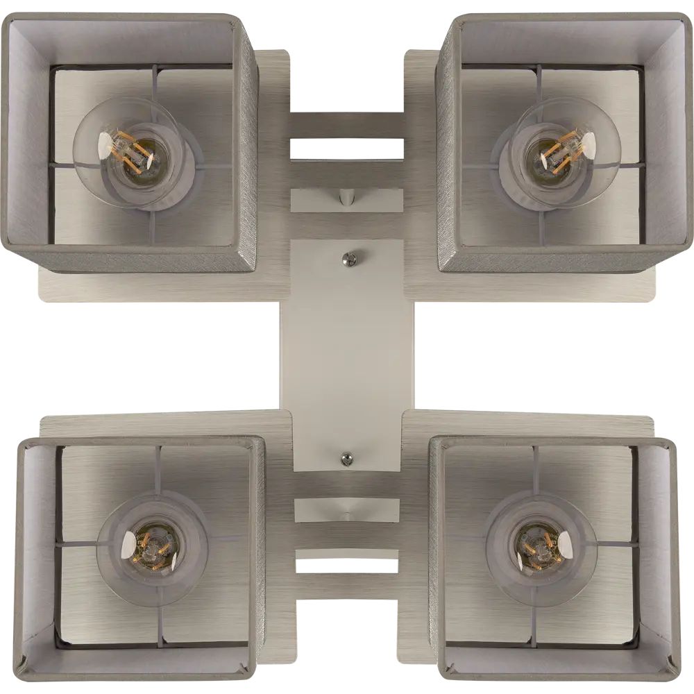 Потолочная люстра Escada Grey с тканевыми плафонами, 4 лампы 89195517 STLM-0079718 - Вид №4