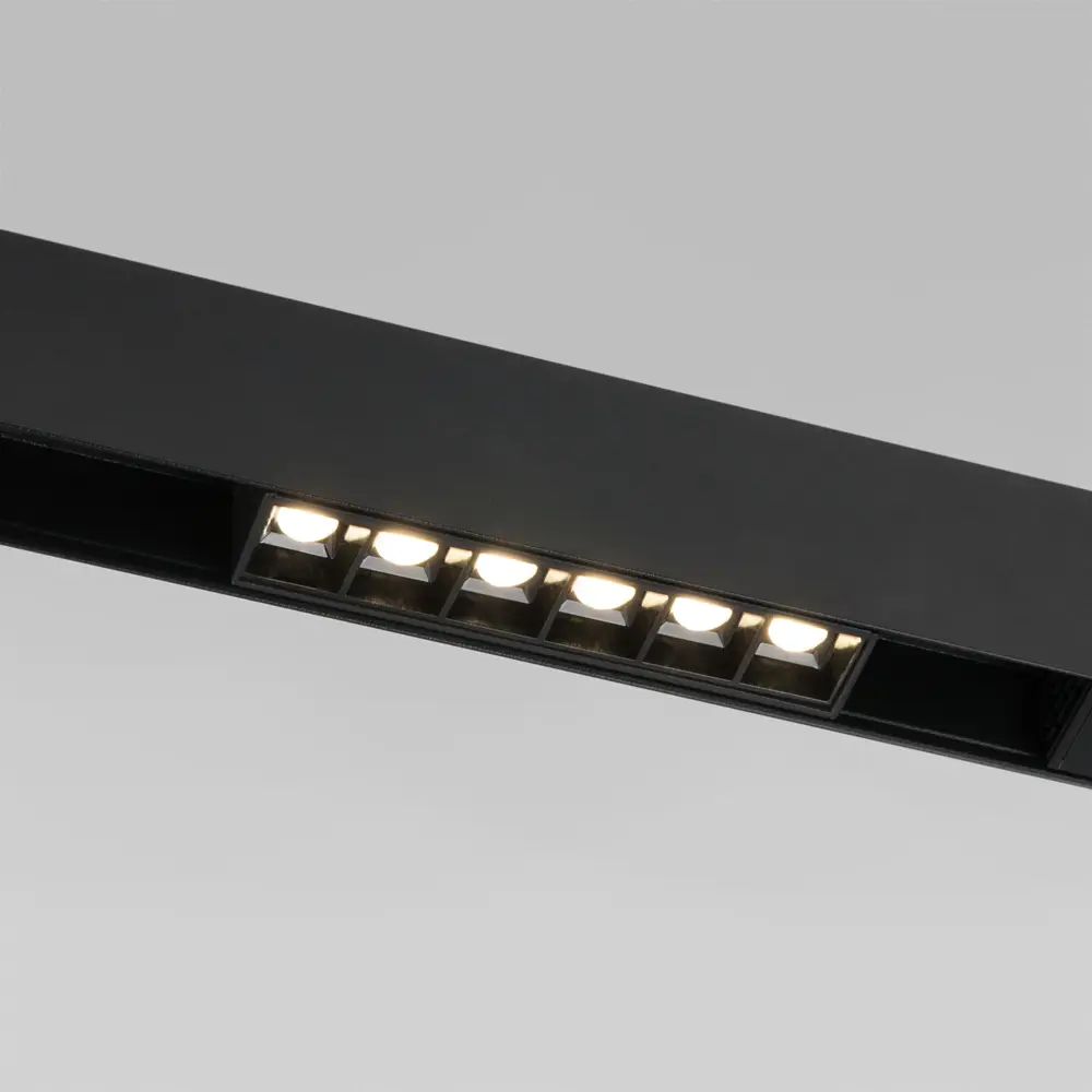 Трековый светильник Elektrostandard Slim Magnetic магнитный 6 Вт 4200K 3 м² цвет черный 85069945 STLM-2085045  - Вид №1