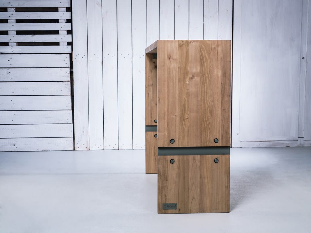 Высокий деревянный стол для контракта HOOKL und STOOL CLOVER ARCH-00014251 - Вид №2