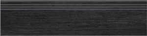 Граните Стоун Агат ступень черный лаппатированная 1200x300