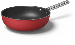 CKFW3001RDM Посуда / сковорода wok 30 см, красная SMEG