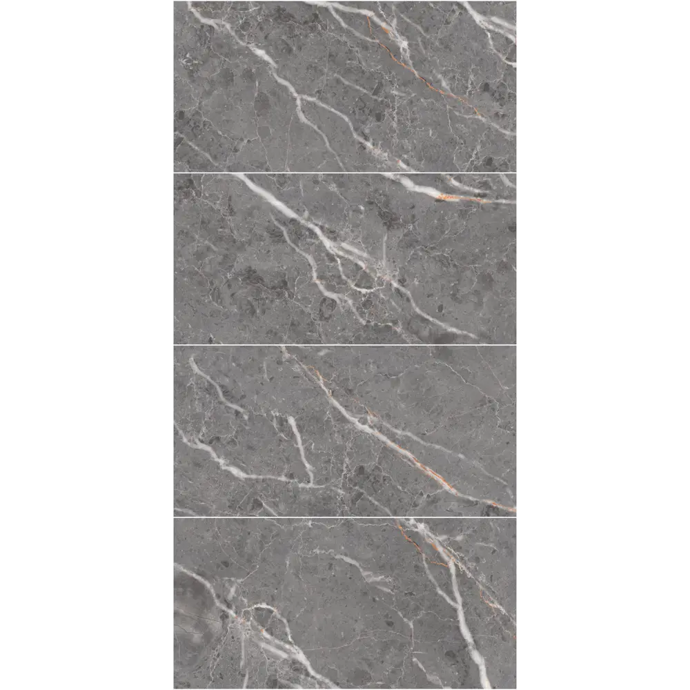 Глазурованный керамогранит Concor Lava Grey 60x120 см 1.44 м² глянцевый цвет серый STLM-2178566 - Вид №3