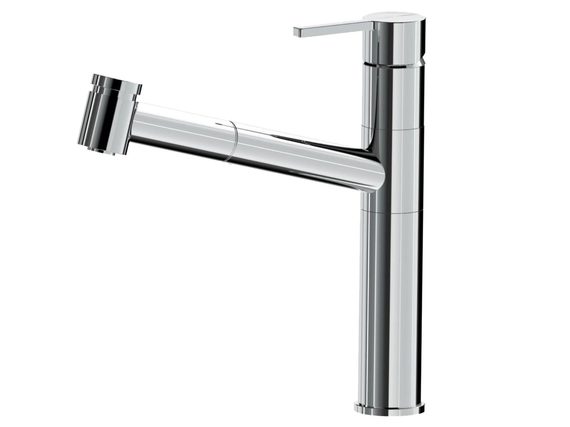 Смеситель для кухни на столешнице со съемным ручным душем GATTONI Modern ARCH-00085695 - Вид №1