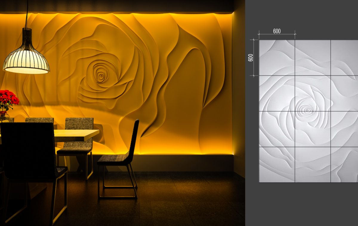 B-01 ROSE LAB.Space Барельеф B-01-1 - Вид №1